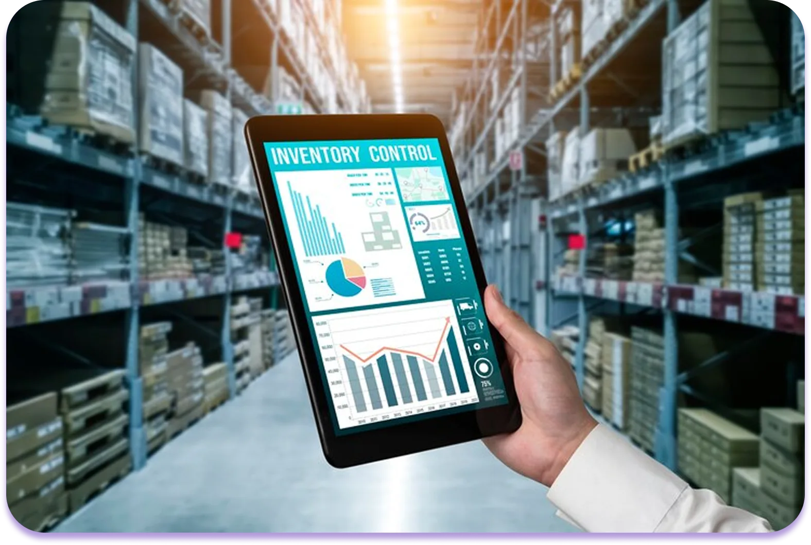 Digital inventory management dashboard screenshot